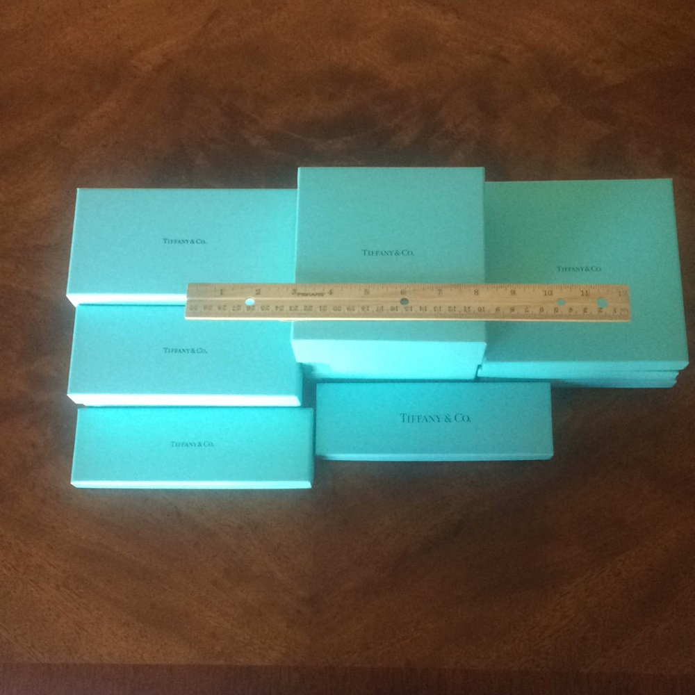 Tiffany &co. Boxes-8 pieces as a lot